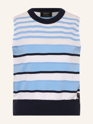 Marc Cain Dzianinowy Top blau