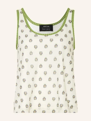 Marc Cain Dzianinowy Top weiss 112 bright ecru