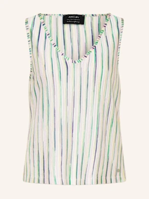 Marc Cain Dzianinowy Top Z Błyszczącą Przędzą pink