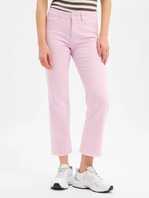 Marc Cain Dżinsy - Forli Kobiety Bawełna różowy jednolity,