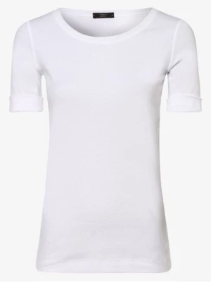 Marc Cain Essentials Koszulka damska Kobiety Bawełna biały jednolity,