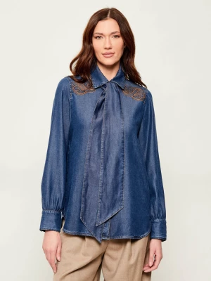 Marc Cain Jeansowa koszula | Loose fit