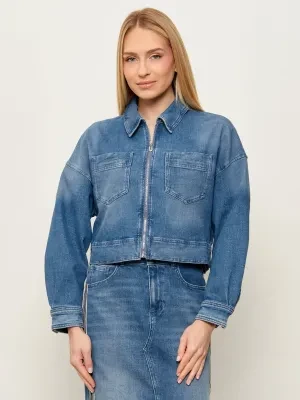 Marc Cain Jeansowa kurtka | Loose fit