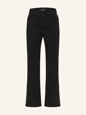 Marc Cain Jeansy Cropped Forli Z Cekinami schwarz