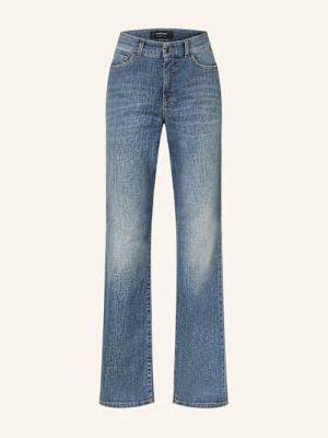 Marc Cain Jeansy Flare Faid blau