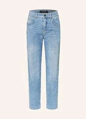 Marc Cain Jeansy Mom Roha Z Ćwiekami blau