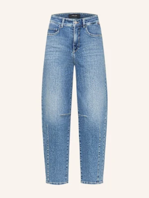 Marc Cain Jeansy Mom Ruma Z Ozdobnymi Kamykami blau