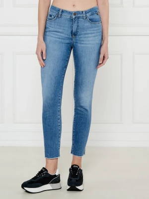 Marc Cain Jeansy RIAD | Slim Fit | regular waist niebieski