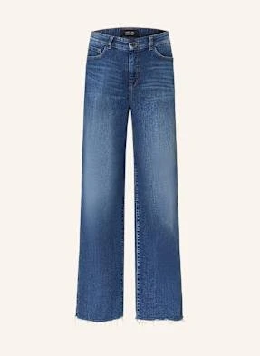 Marc Cain Jeansy Wide Leg Warri blau