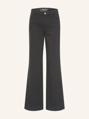 Marc Cain Jeansy Wide Leg Warri Z Kamyczkami Ozdobnymi schwarz 900 black new