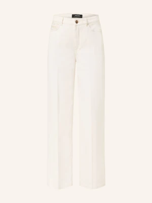 Marc Cain Jeansy Wide Leg Wigan Z Cekinami weiss