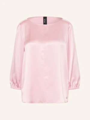 Marc Cain Jedwabna Bluzka Z Rękawami 3/4 rosa 208 chalk pink