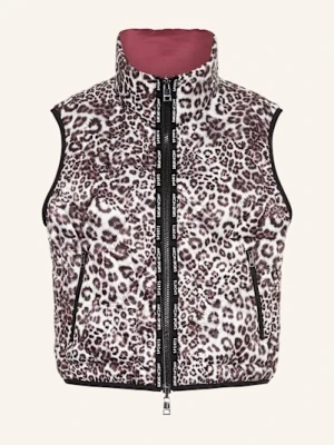 Marc Cain Kamizelka Pikowana Dwustronna rot