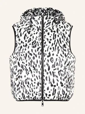 Marc Cain Kamizelka Pikowana Dwustronna schwarz 190 white and black