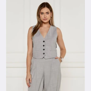 Marc Cain Kamizelka | Slim Fit | z dodatkiem wełny