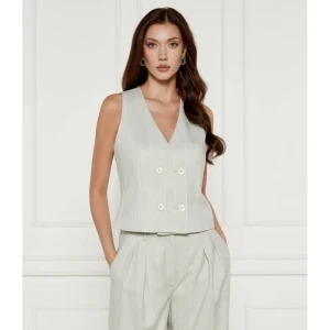 Marc Cain Kamizelka | Slim Fit | z dodatkiem wełny