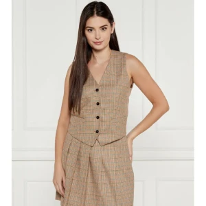 Marc Cain Kamizelka | Slim Fit | z dodatkiem wełny