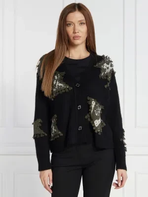 Marc Cain Kardigan | Relaxed fit | z dodatkiem wełny