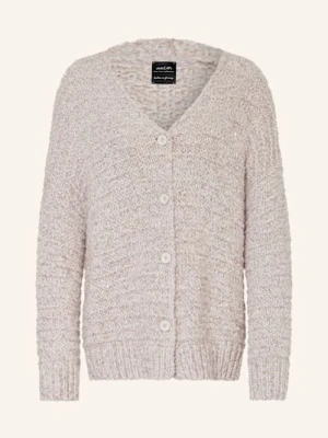 Marc Cain Kardigan Z Błyszczącą Przędzą beige