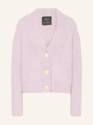 Marc Cain Kardigan Z Brokatową Przędzą lila 724 purple rose
