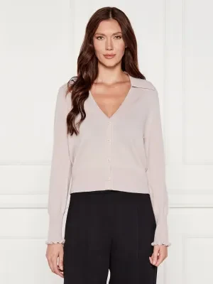 Marc Cain Kaszmirowy kardigan | Loose fit