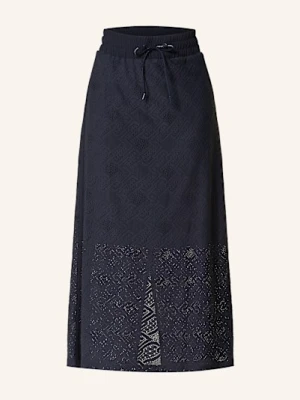 Marc Cain Koronkowa Spódnica blau