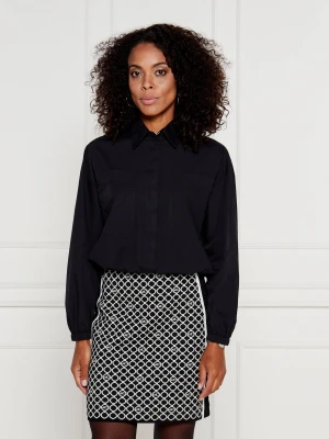 Marc Cain Koszula | Cropped Fit czarny