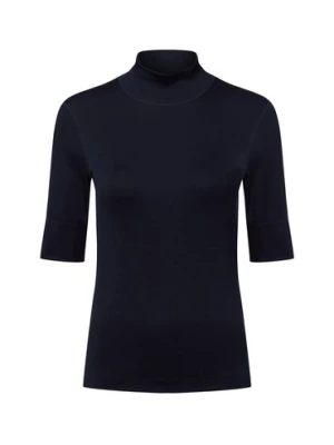 Marc Cain Koszula damska Kobiety Bawełna niebieski jednolity,