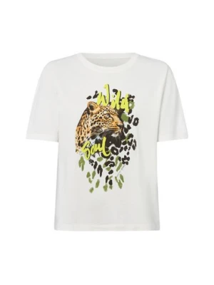 Marc Cain Koszulka damska Kobiety Bawełna biały nadruk,