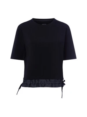 Marc Cain Koszulka damska Kobiety Bawełna czarny jednolity,