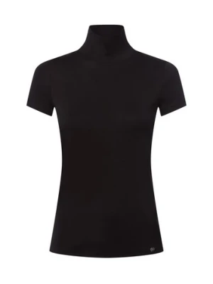 Marc Cain Koszulka damska Kobiety Bawełna czarny jednolity,