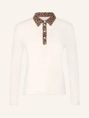 Marc Cain Koszulka Polo Z Dżerseju weiss