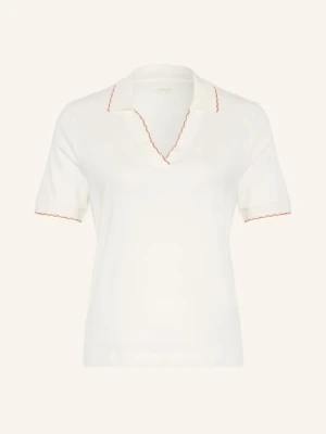 Marc Cain Koszulka Polo Z Dżerseju weiss