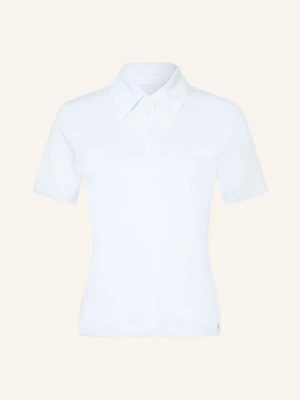 Marc Cain Koszulka Polo Z Dżerseju weiss