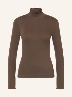 Marc Cain Koszulka Z Długim Rękawem braun 697 seal brown