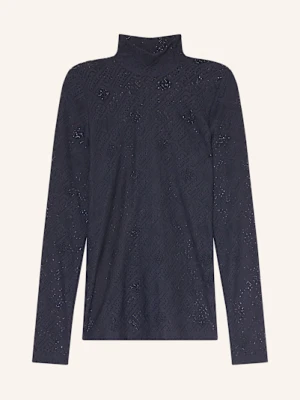 Marc Cain Koszulka Z Długim Rękawem Z Koronki blau