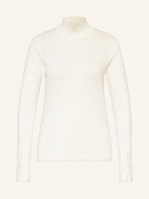 Marc Cain Koszulka Z Długim Rękawem Z Ozdobnymi Kamykami weiss