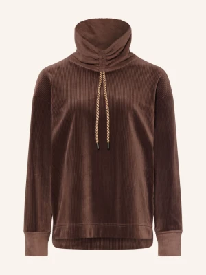 Marc Cain Koszulka Z Sztruksu braun 697 seal brown