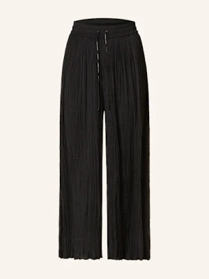 Marc Cain Kuloty Wolin Z Plisami schwarz