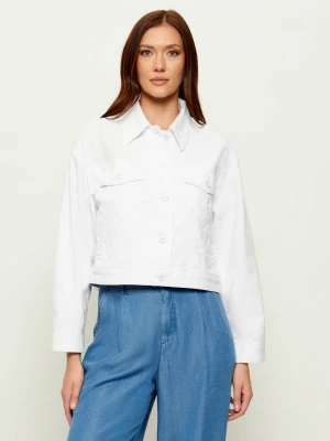 Marc Cain Kurtka jeansowa Rethink Together | Cropped Fit