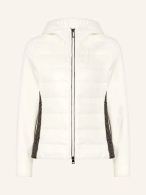 Marc Cain Kurtka Pikowana Z Mieszanki Materiałów weiss