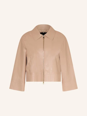 Marc Cain Kurtka Skórzana beige