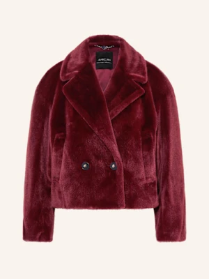 Marc Cain Kurtka Ze Sztucznego Futra rot