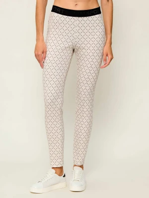 Marc Cain Legginsy | Slim Fit beżowy