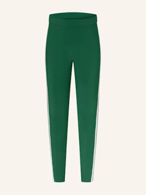 Marc Cain Legginsy Z Lampasami gruen