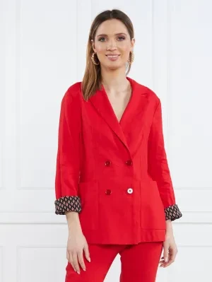 Marc Cain Lniana marynarka | Regular Fit