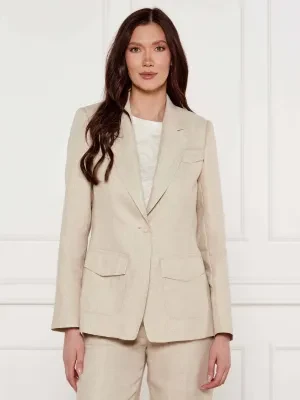 Marc Cain Lniana marynarka | Slim Fit