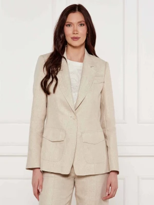 Marc Cain Lniana marynarka | Slim Fit