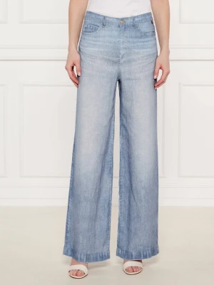 Marc Cain Lniane jeansy WARRI | flare fit | high waist