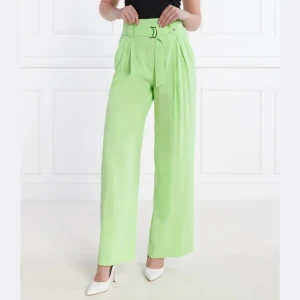 Marc Cain Lniane spodnie | flare fit